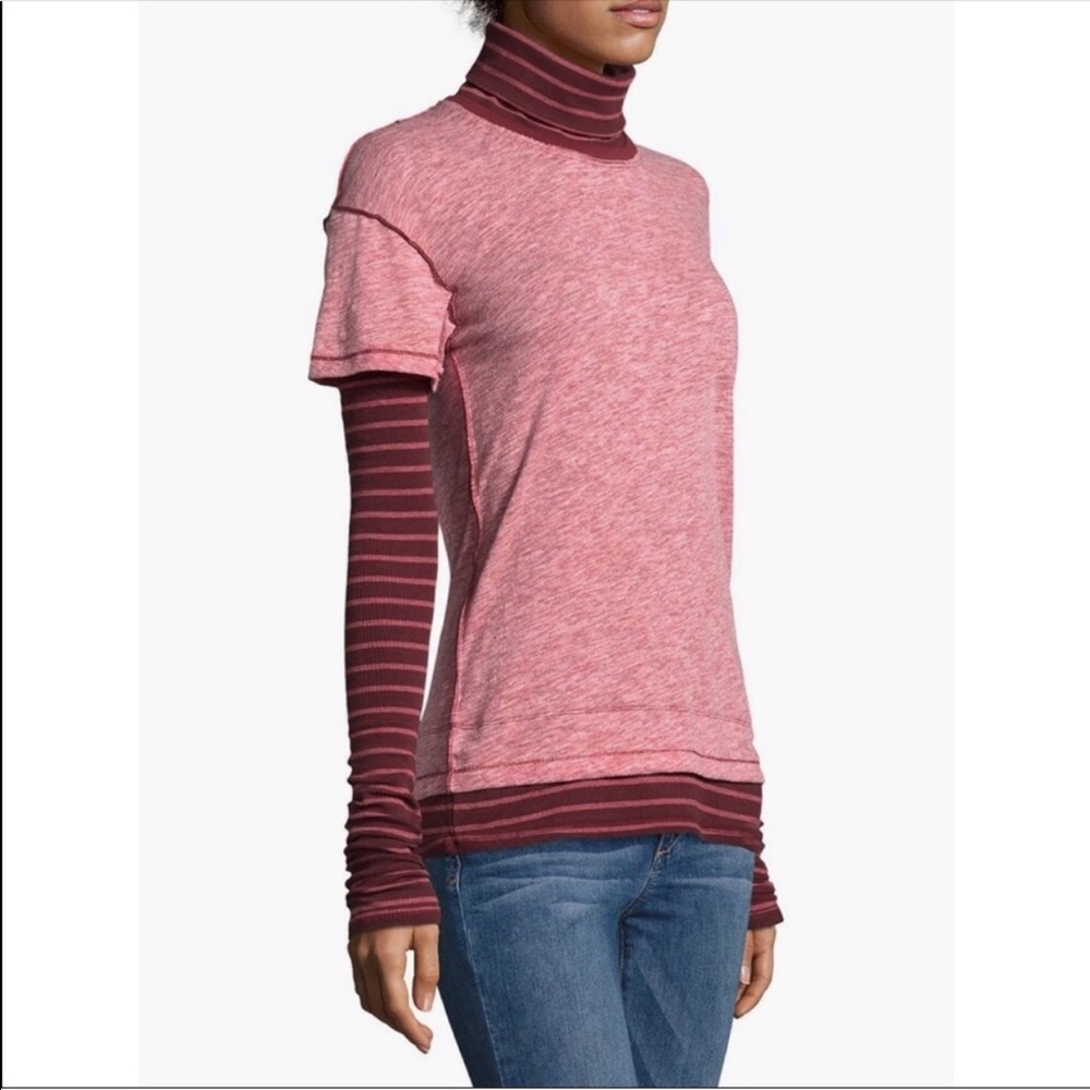 Free people Piper Twofer Long Sleeve Sz Medium